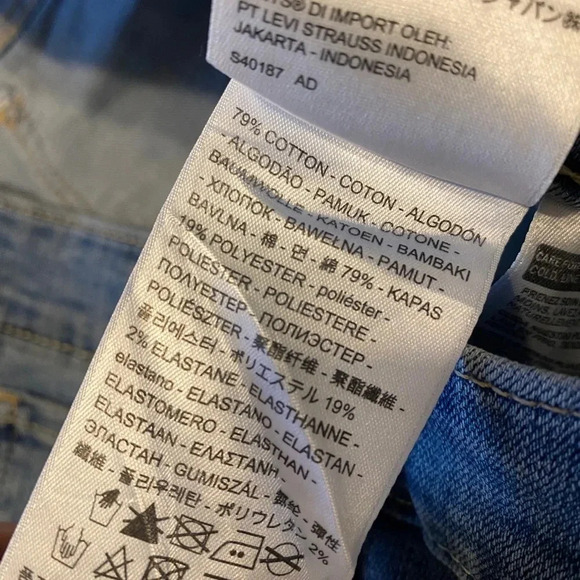 Levi’s 711 Skinny Studded Ankle Jeans - Picture 10 of 10